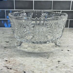 Stylesetter W Germany Lead Crystal Footed Bowl